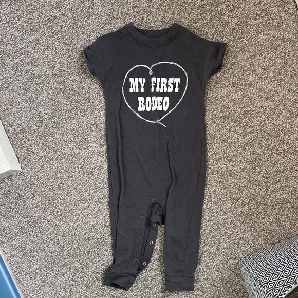 'My First Rodeo' Baby romper - Picture 1 of 2